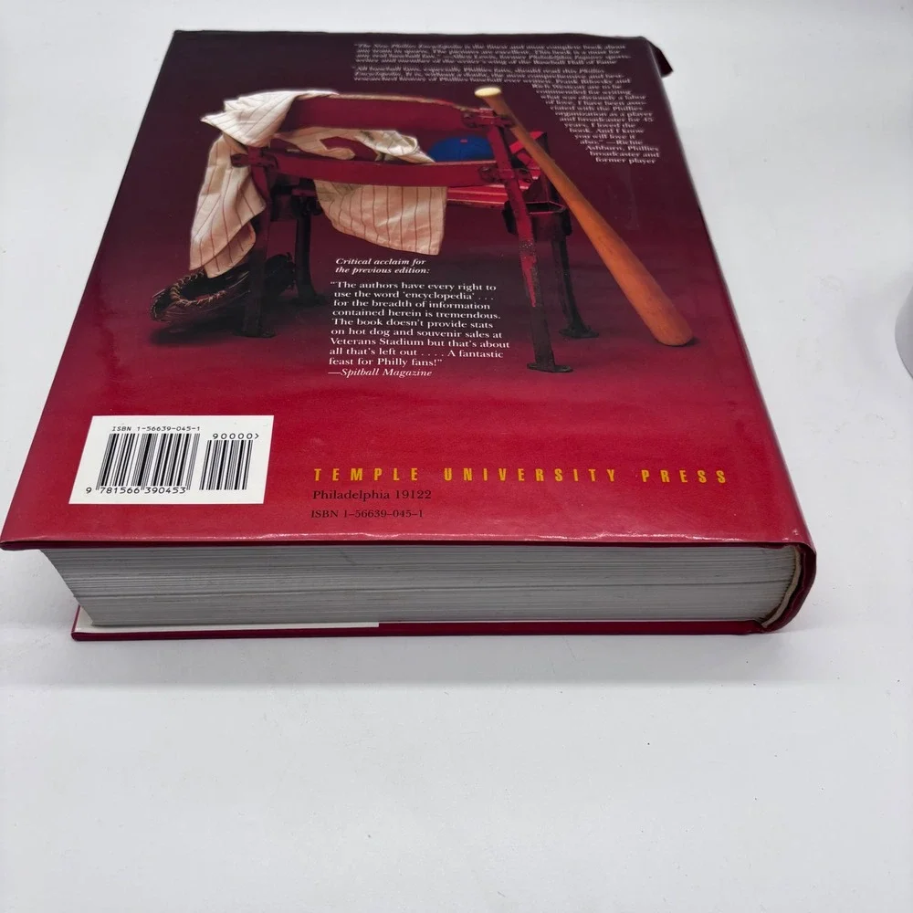The‎ New Phillies Encyclopedia Philadelphia Phillies History Book 799 Pages
